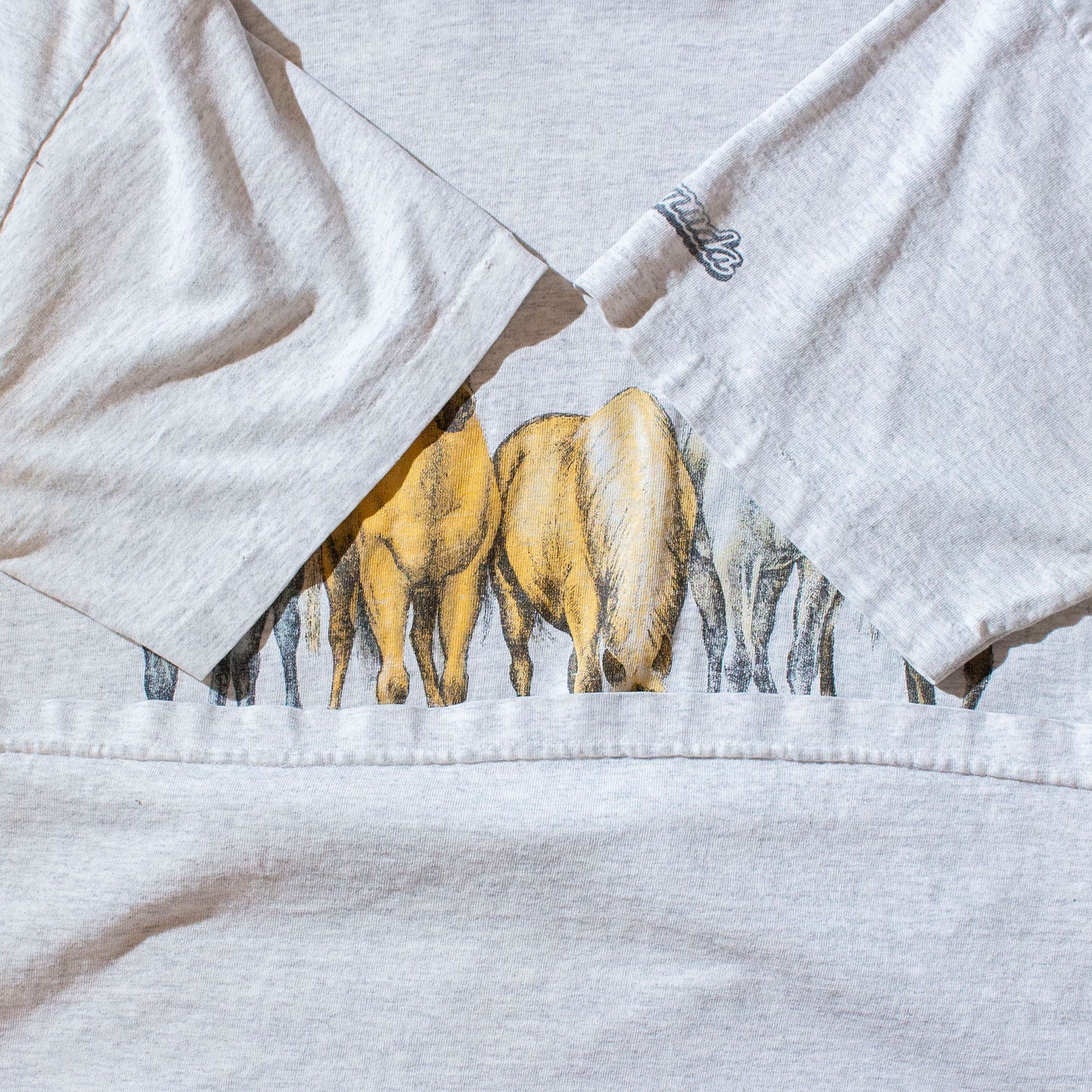5horses Printed T-Shirt Made in U.S.A.