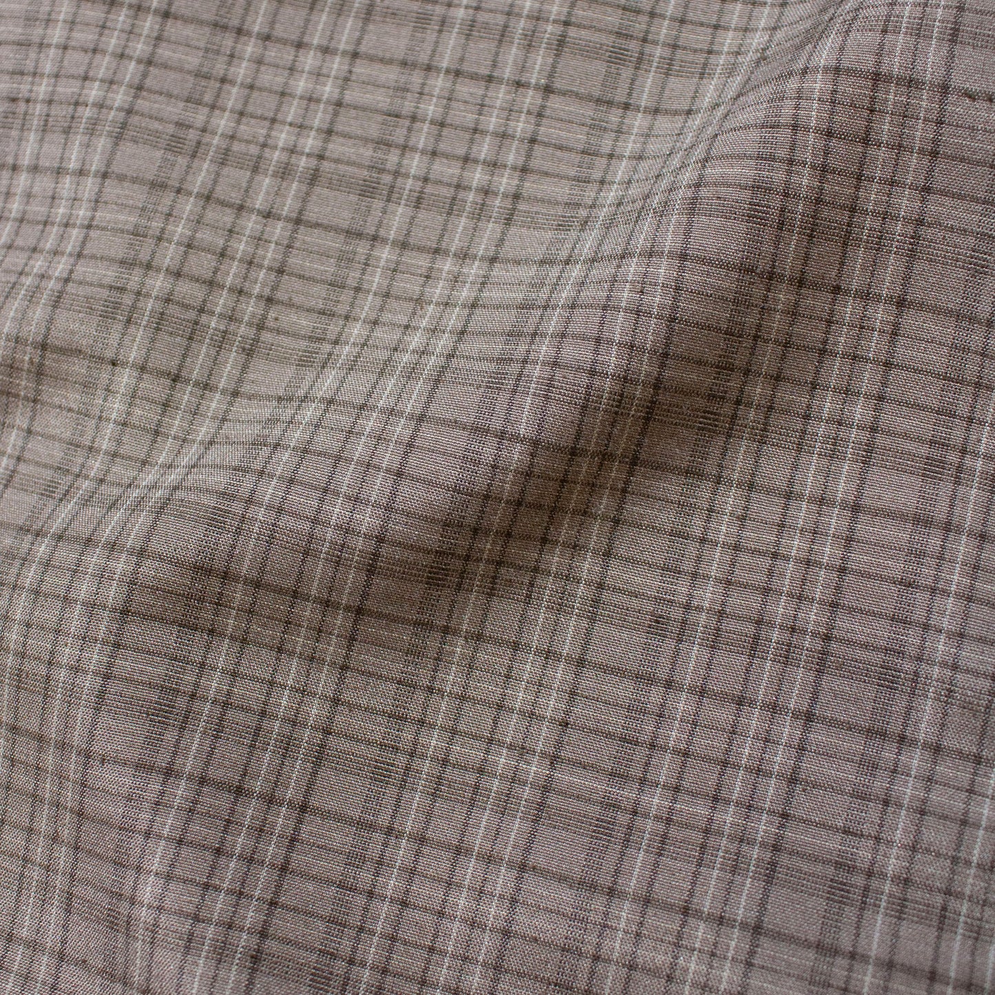 S/S "GRT" Polyester×Rayon Check B.D Shirt【M】