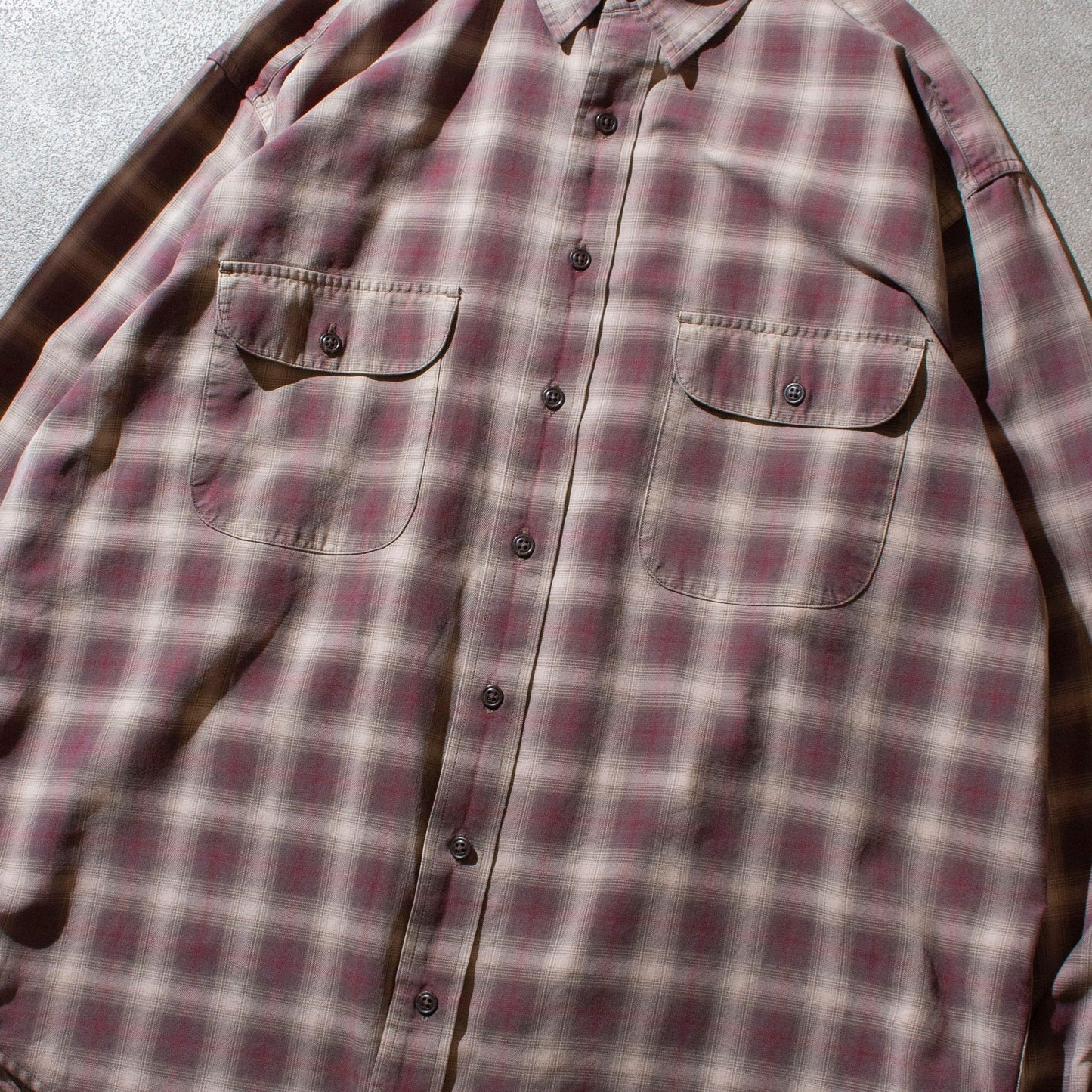 Ombre Check Shirt