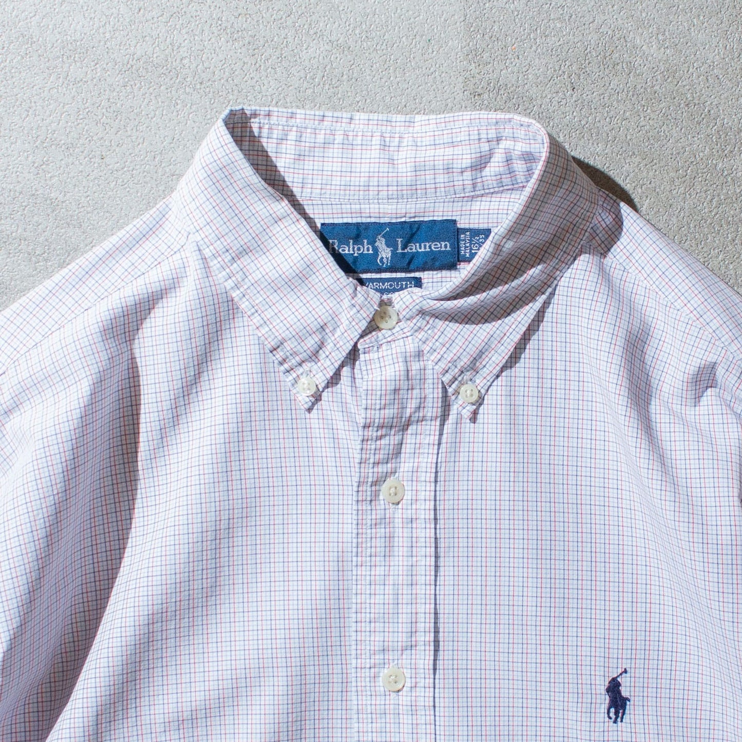"YARMOUTH" Tattersall Check Shirt