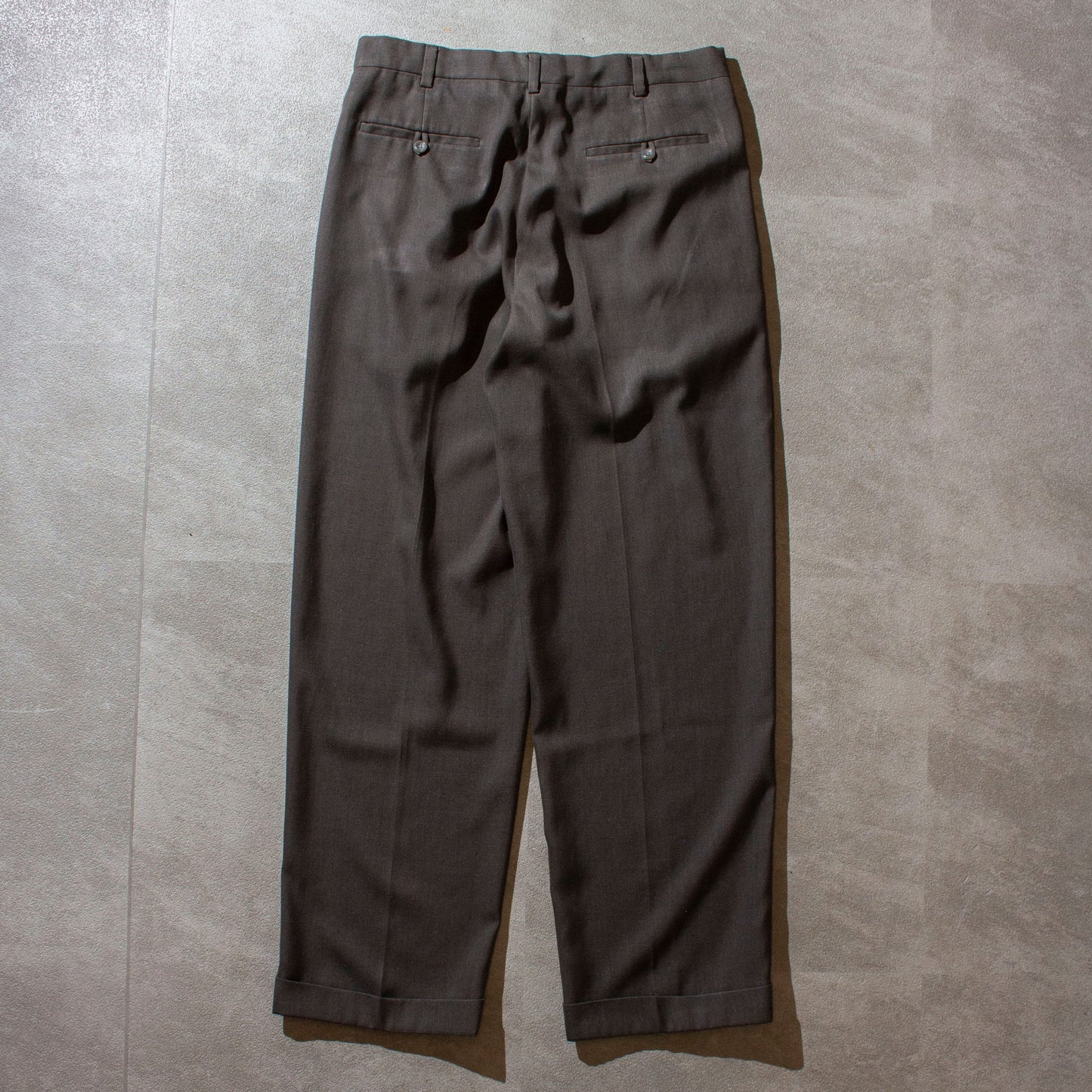 2tuck Wide Slacks / W33×L32
