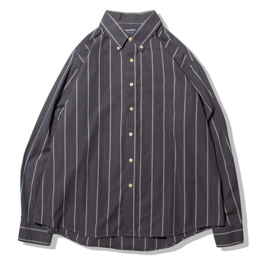 Cotton×Polyester Stripre Shirt【XL】