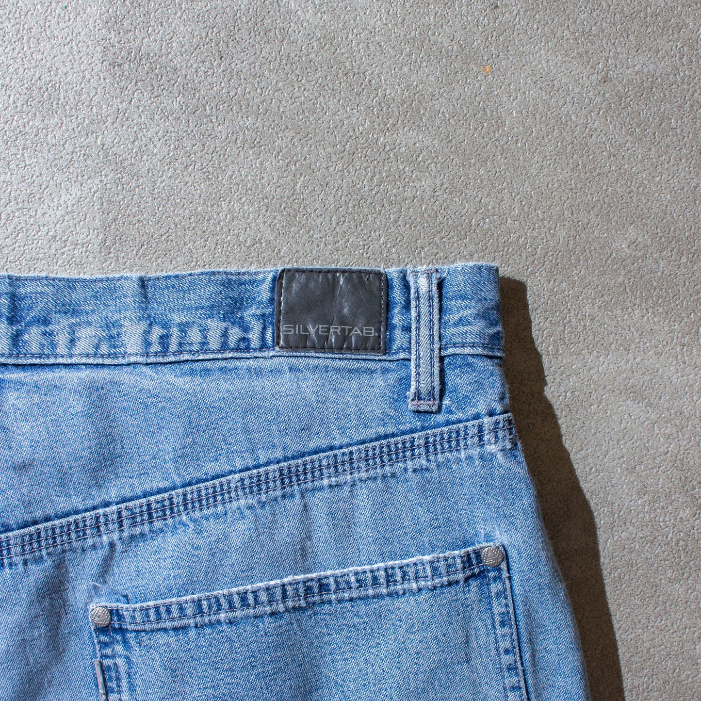 "SILVER TAB" Denim Painter Shorts