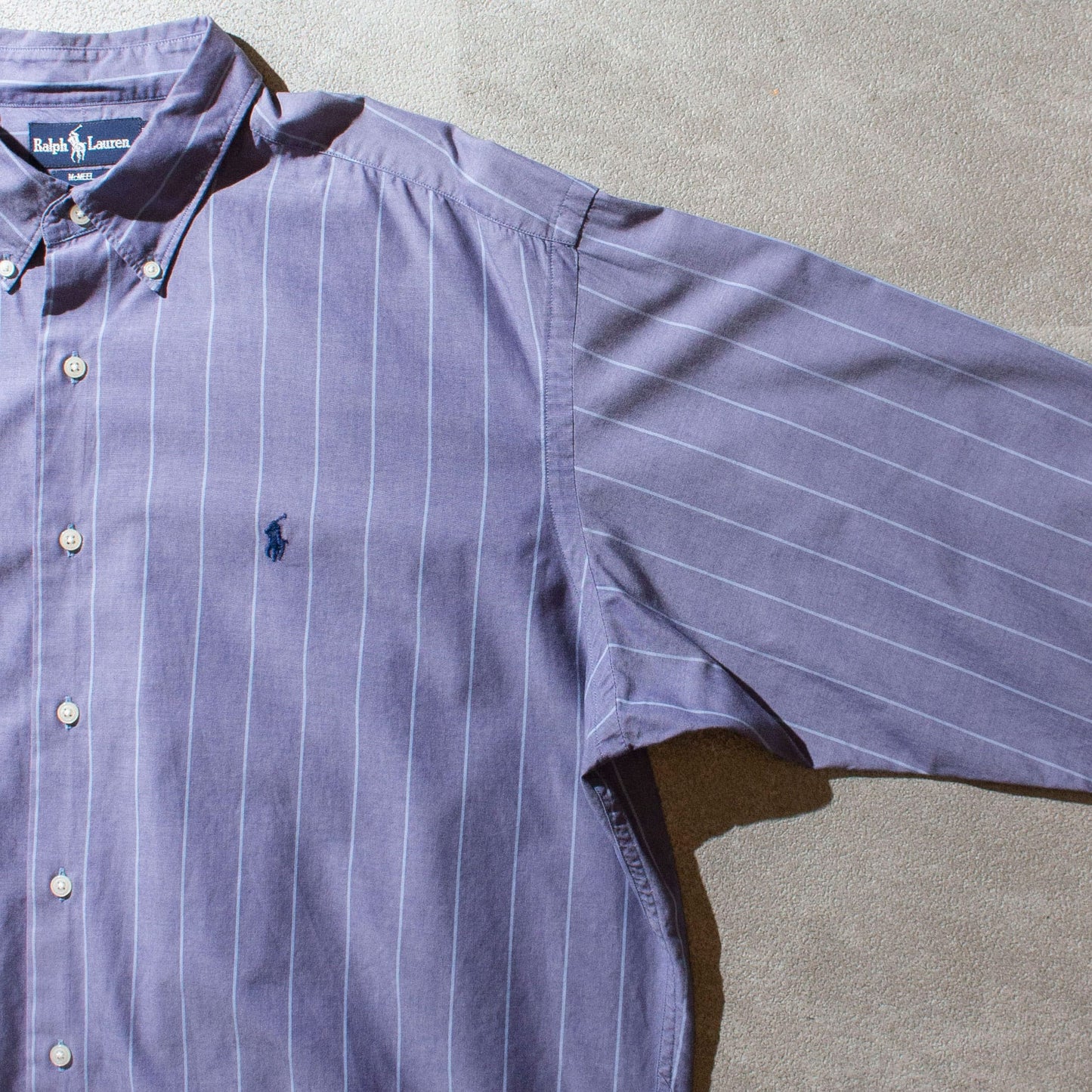 "MCMEEL" Stripe BD Shirt