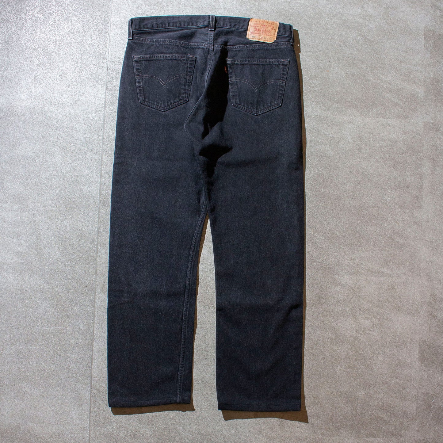 501 "後染め" Black Denim Pants