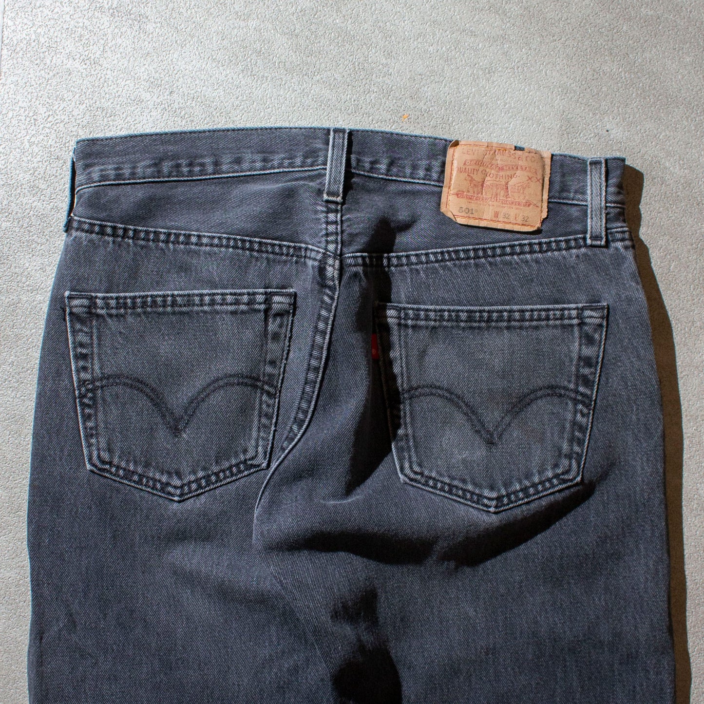 501 "後染め" Black Denim Pants