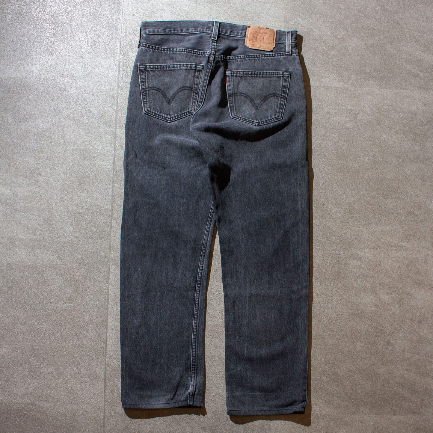 501 "後染め" Black Denim Pants