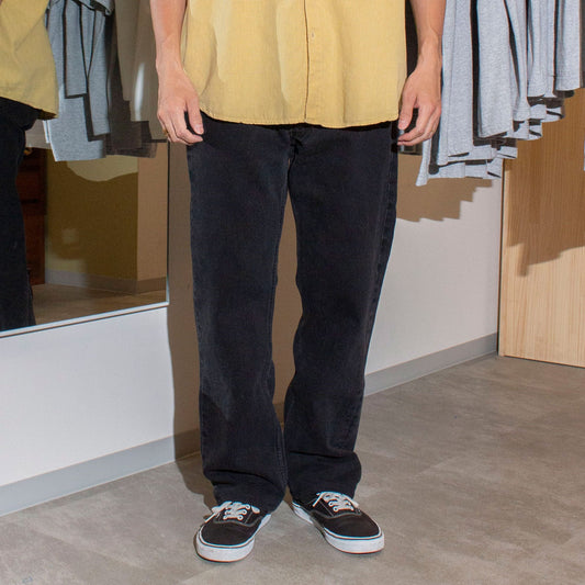 501 "後染め" Black Denim Pants