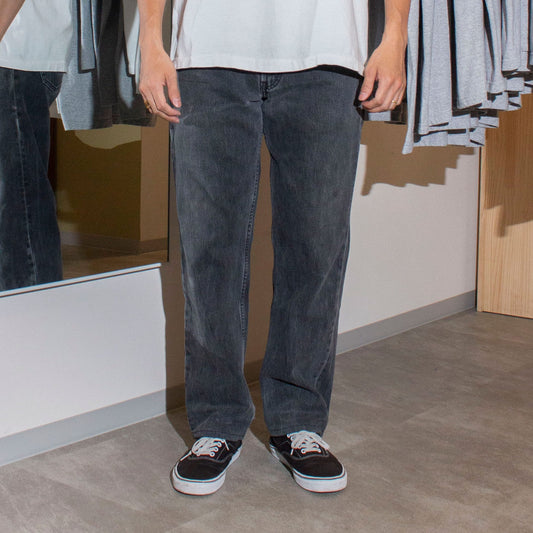 501 "後染め" Black Denim Pants