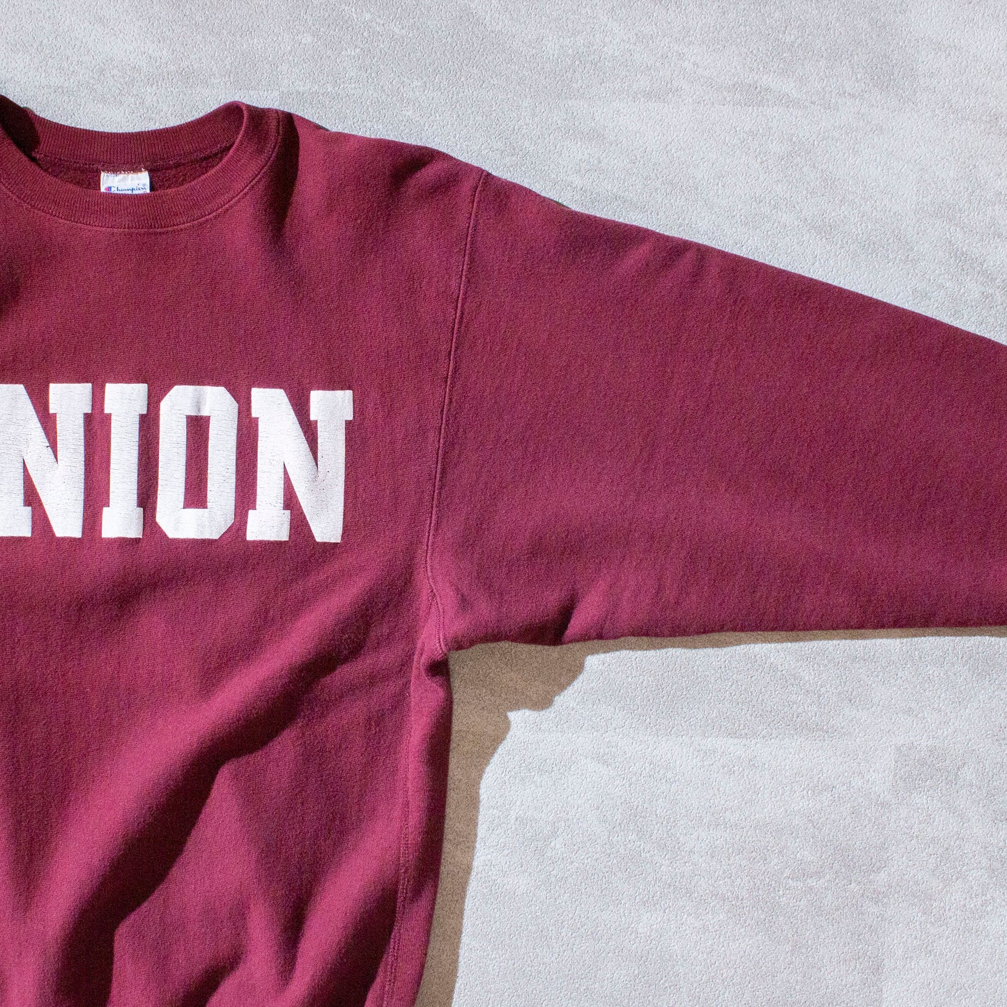 Reverse Weave Sweat "UNION" Made in U.S.A.