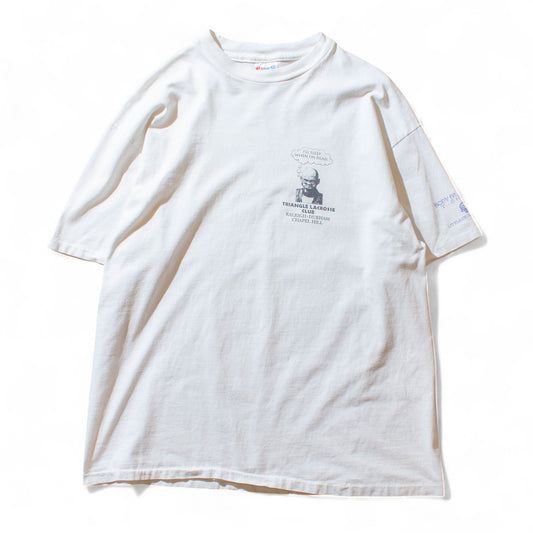 "TRIANGLE LACROSSE CLUB" T-shirt Made in U.S.A.