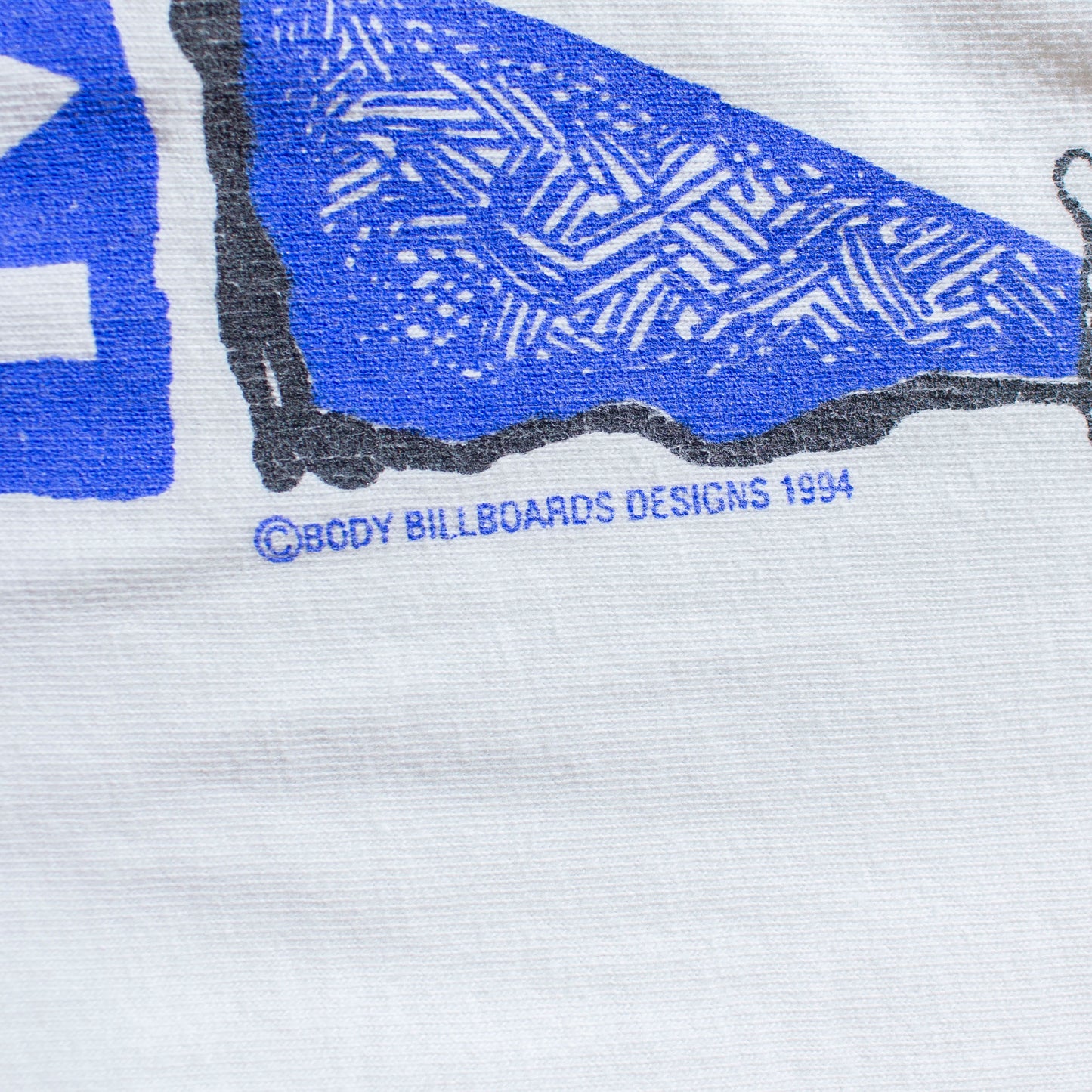 "TRIANGLE LACROSSE CLUB" T-shirt Made in U.S.A.