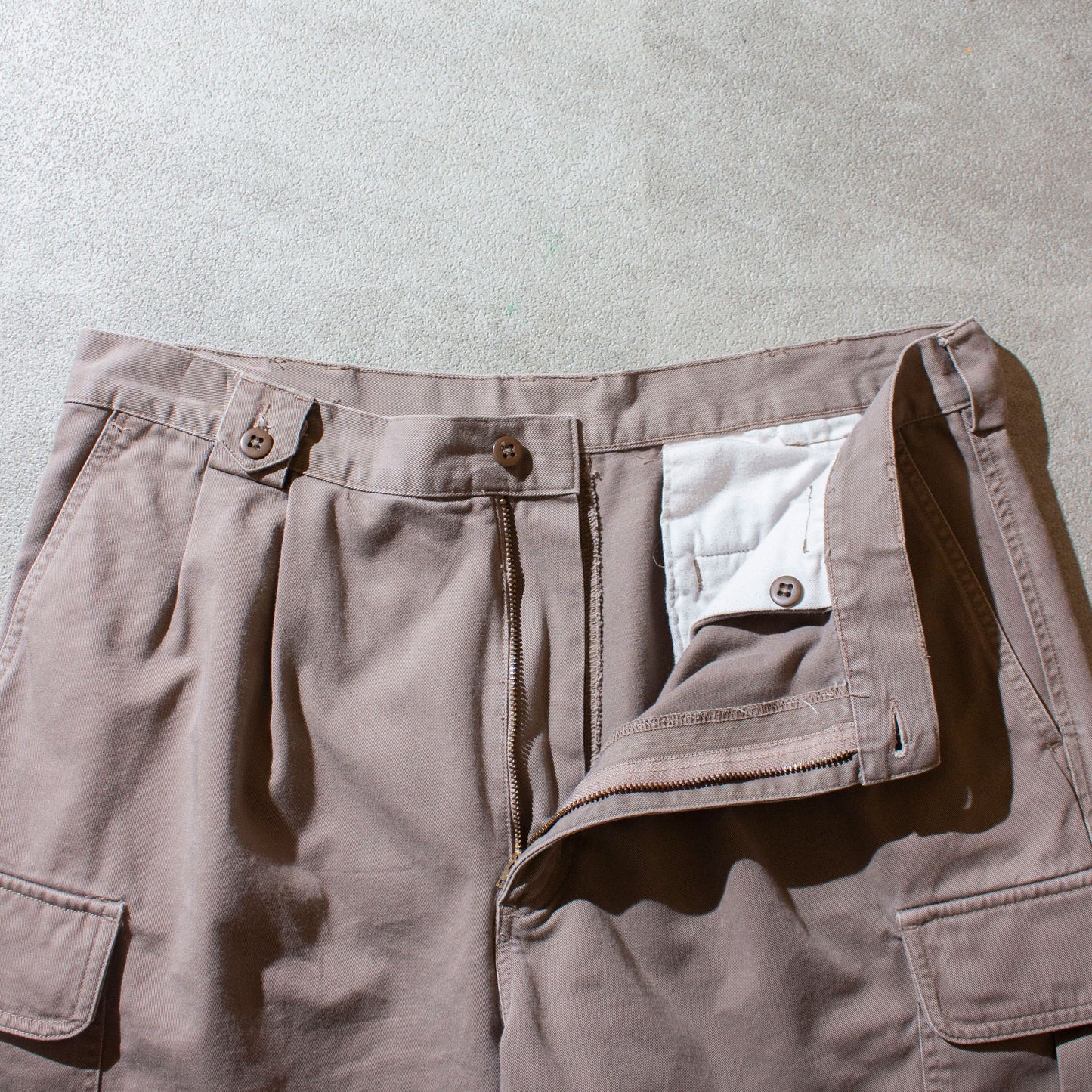 2tuck 6pocket Cargo Shorts / Light Brown