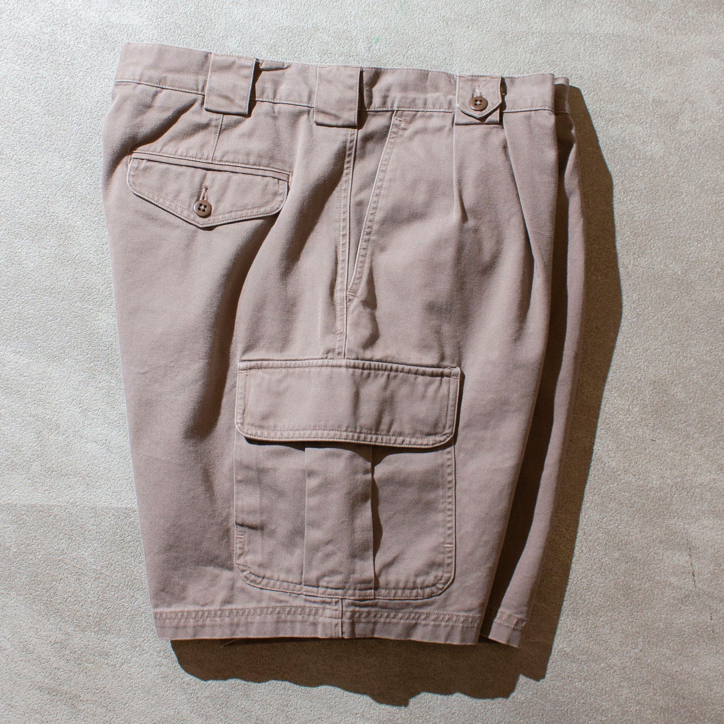 2tuck 6pocket Cargo Shorts / Light Brown