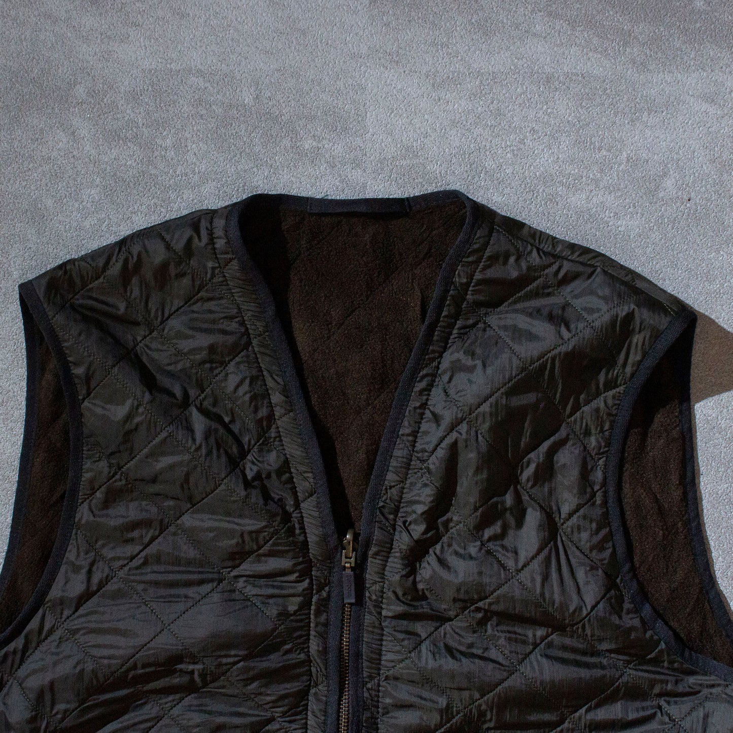 Fleece Lining Quilting Vest