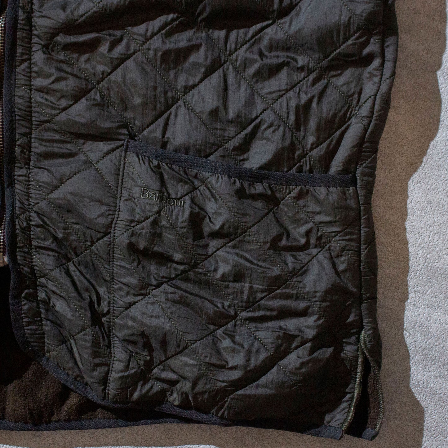 Fleece Lining Quilting Vest