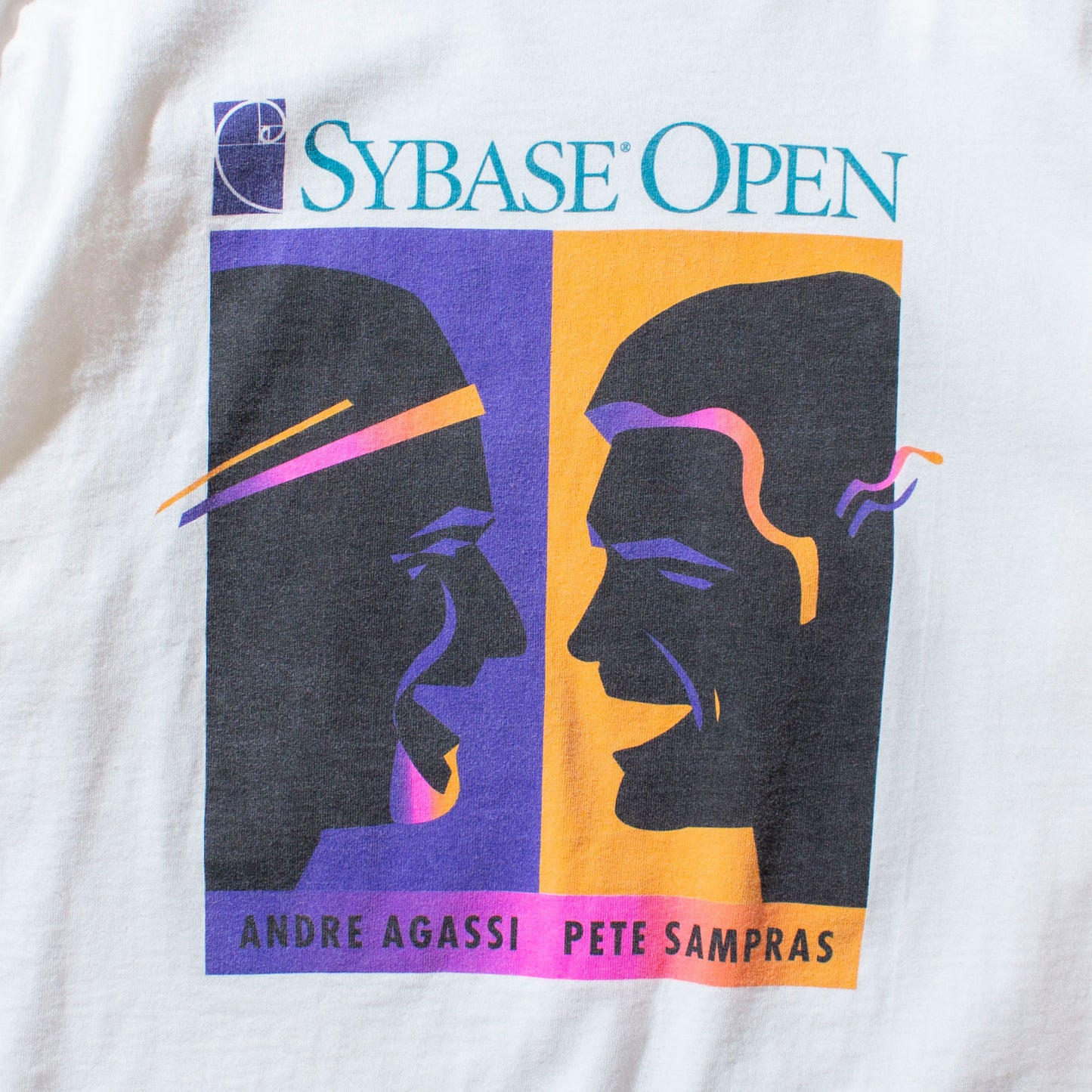 "SYBASE OPEN" T-shirt Made in U.S.A.