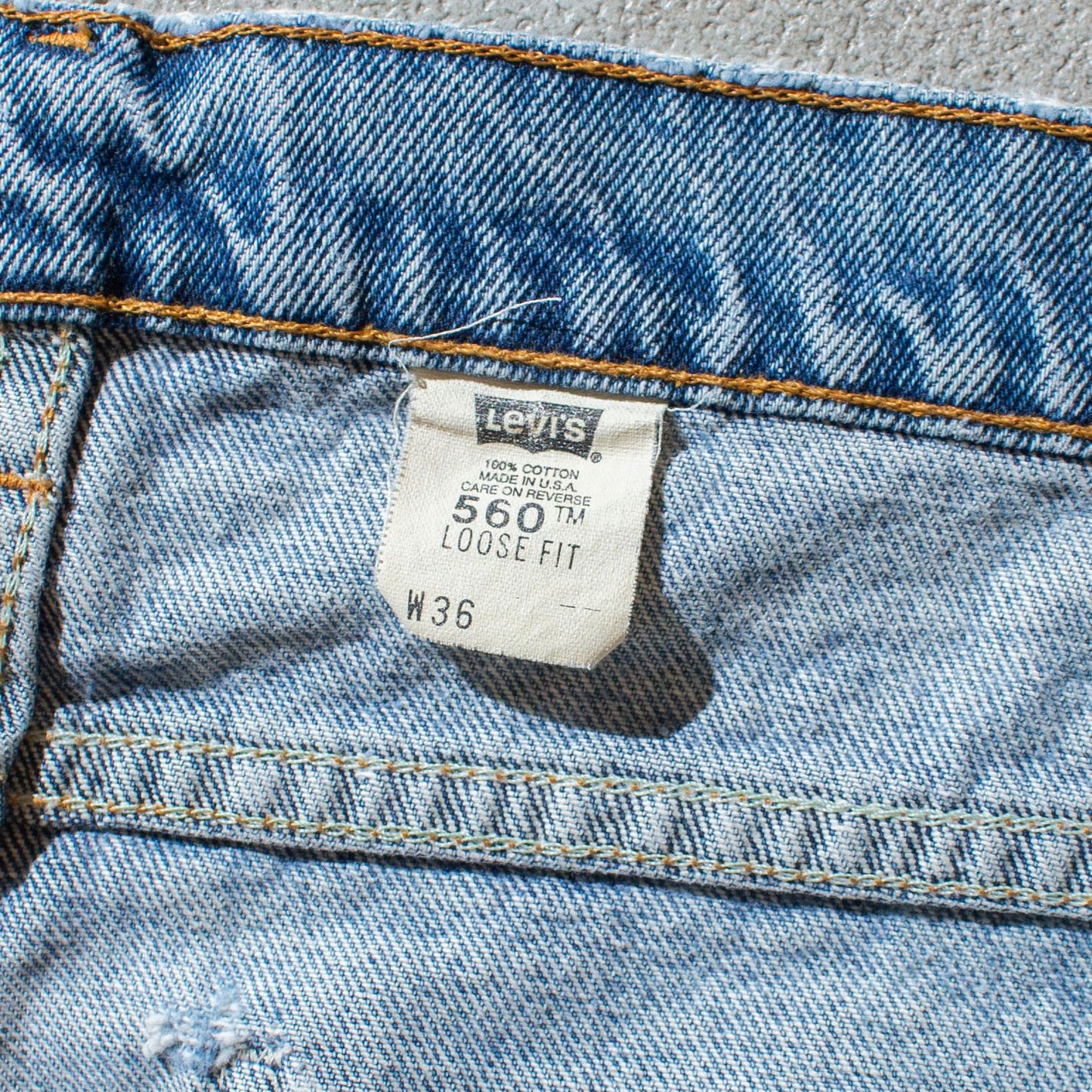 560 "LOOSE FIT" Denim Shorts Made in U.S.A.