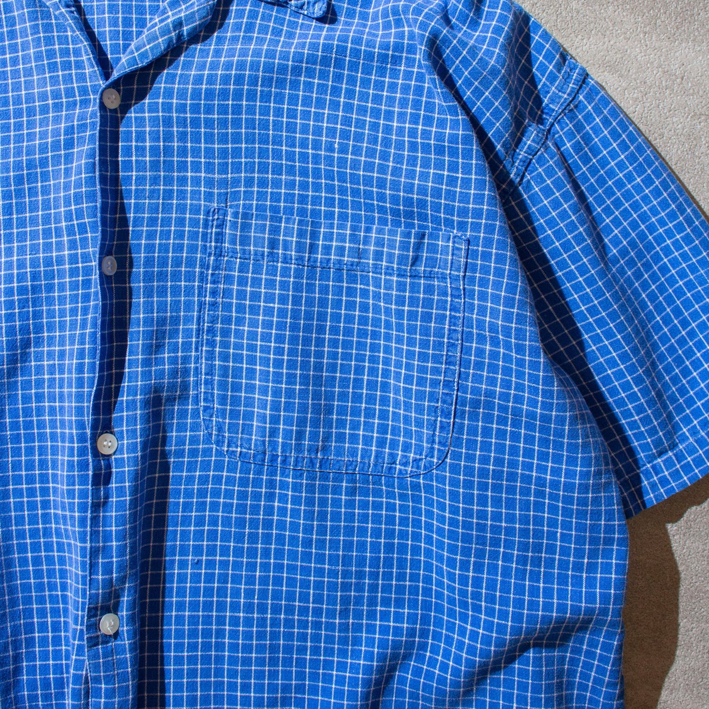 Open Collar S/S Shirt