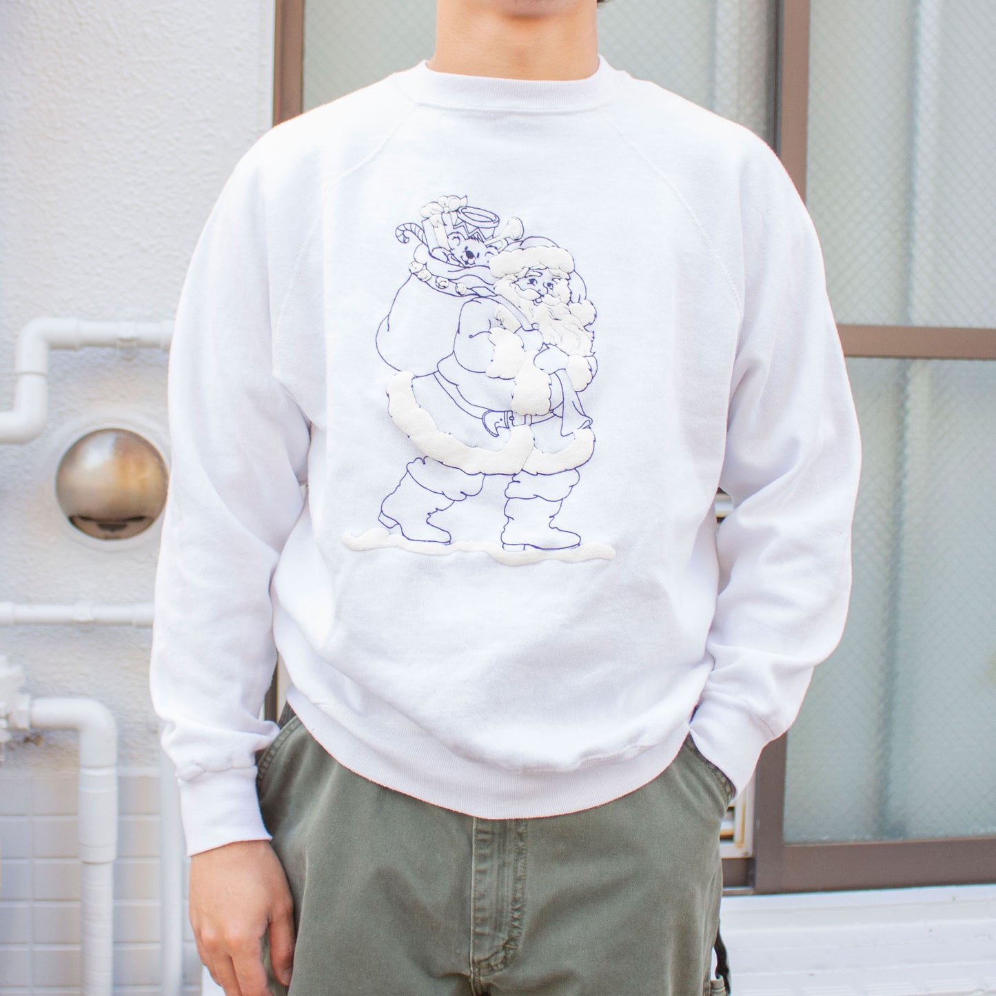 "Santa" Crewneck Sweat Made in U.S.A.