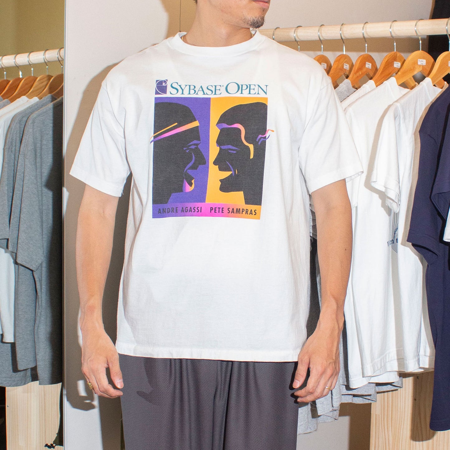 "SYBASE OPEN" T-shirt Made in U.S.A.
