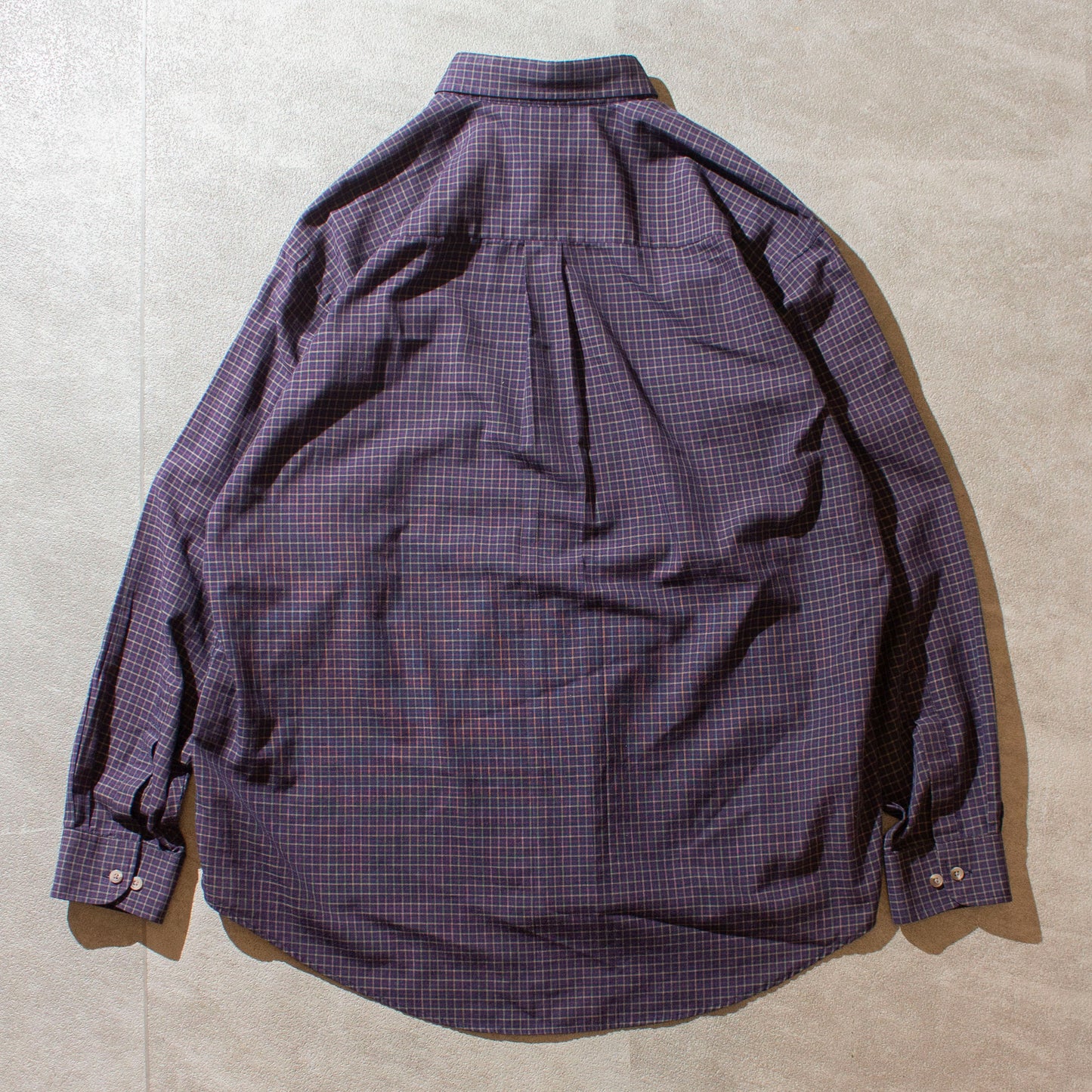 Cotton×Polyester Check Shirt
