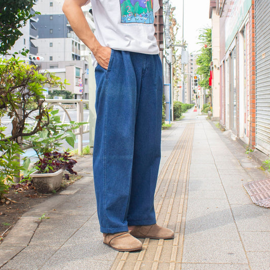 2tuck Denim Slacks