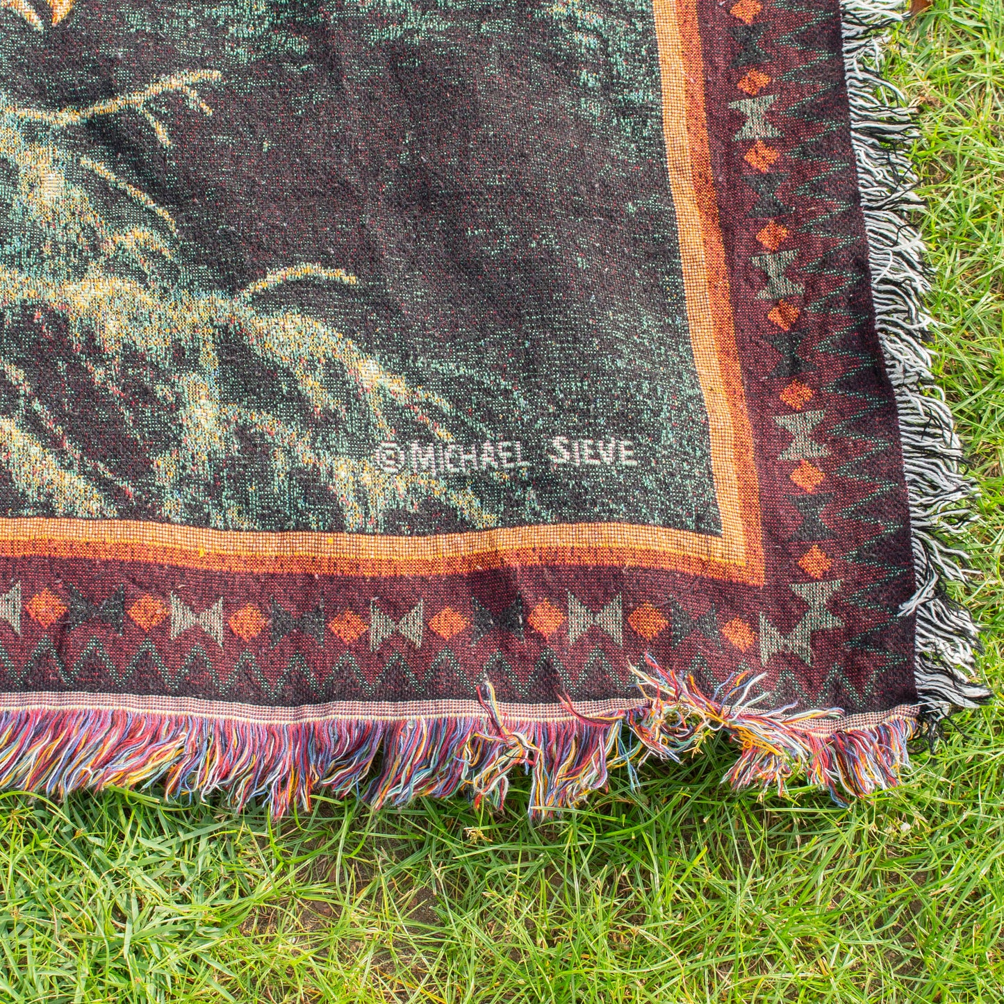 Cotton "Bald Eagle" Blanket