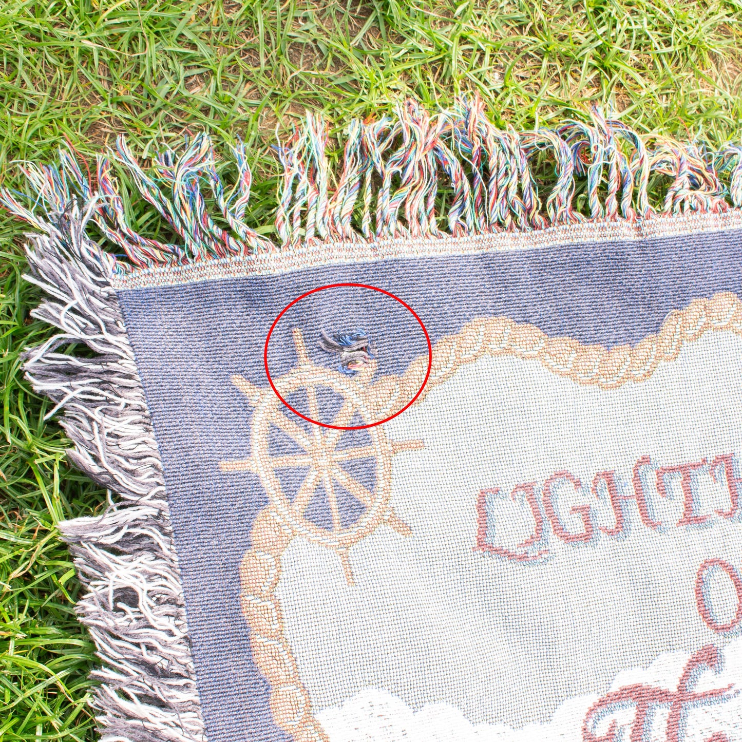 Cotton "Lighthouses of Florida" Blanket