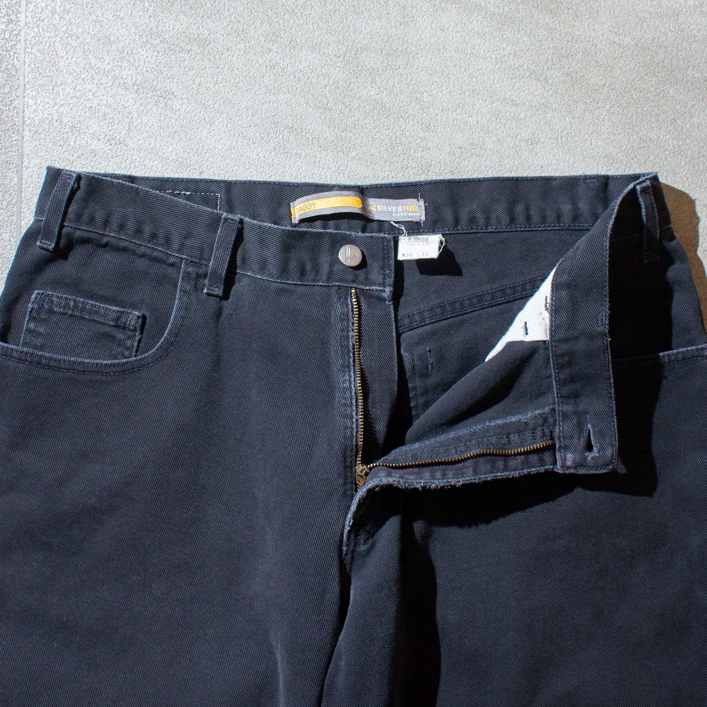 Silver Tab "BAGGY FIT" Denim Shorts