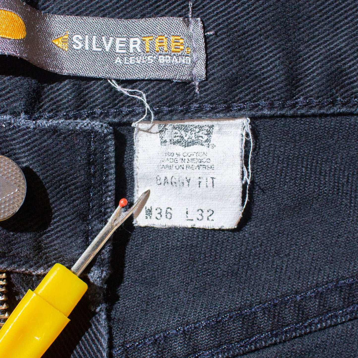 Silver Tab "BAGGY FIT" Denim Shorts