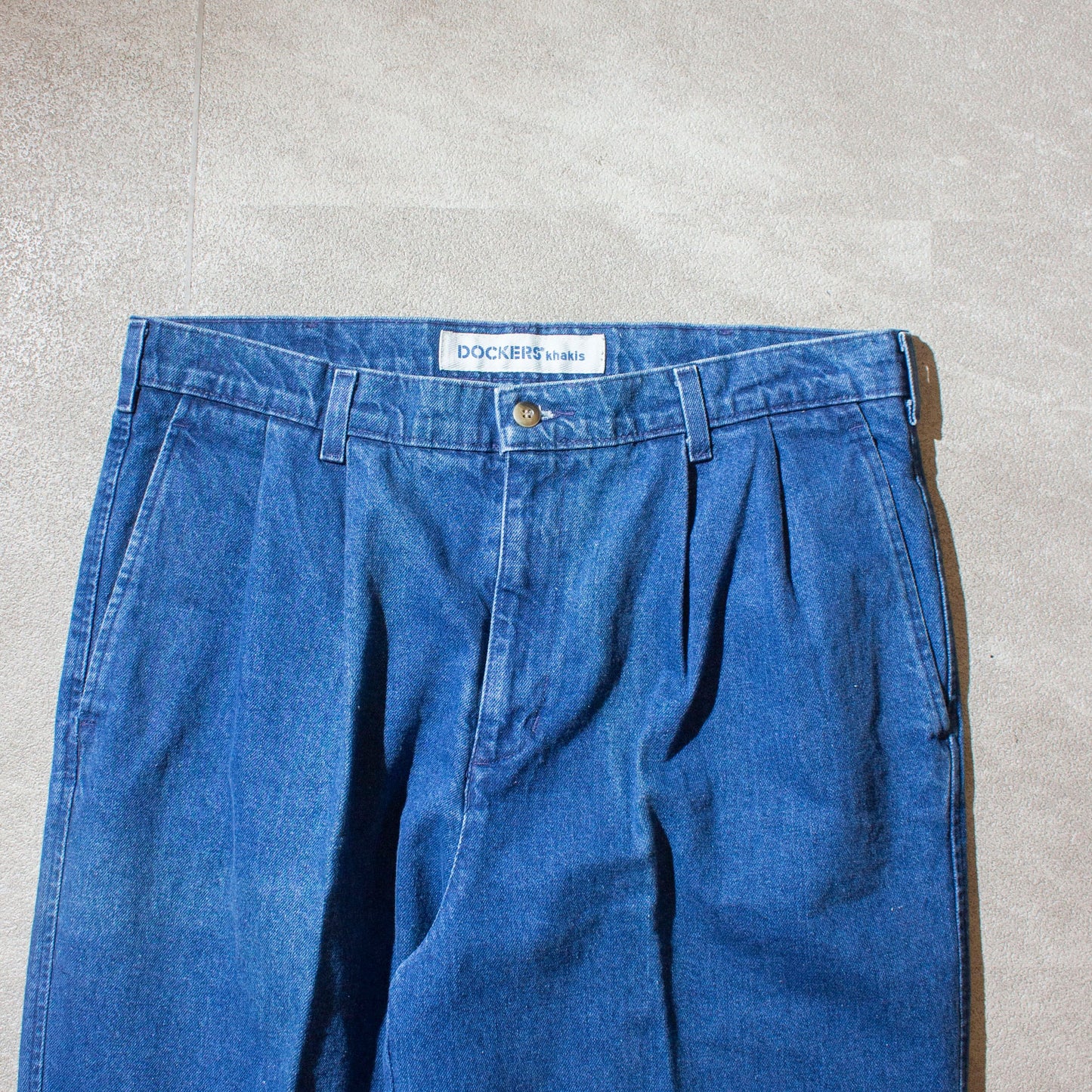 2tuck Denim Slacks