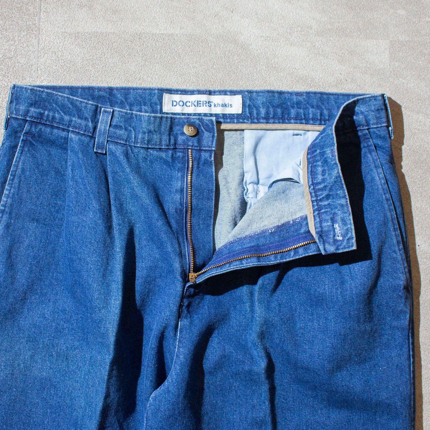 2tuck Denim Slacks