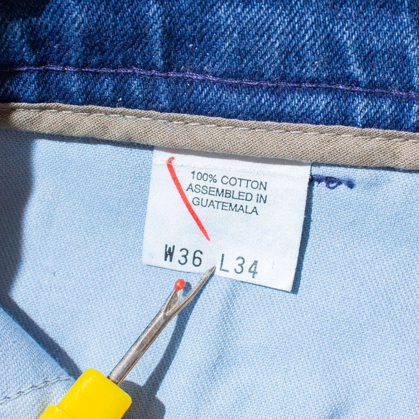 2tuck Denim Slacks
