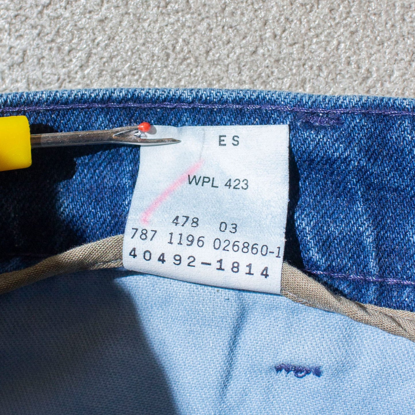 2tuck Denim Slacks