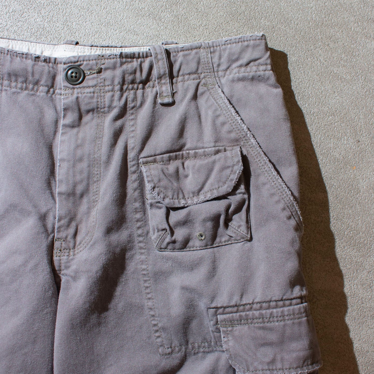 Multi Pocket Cotton Cargo Shorts