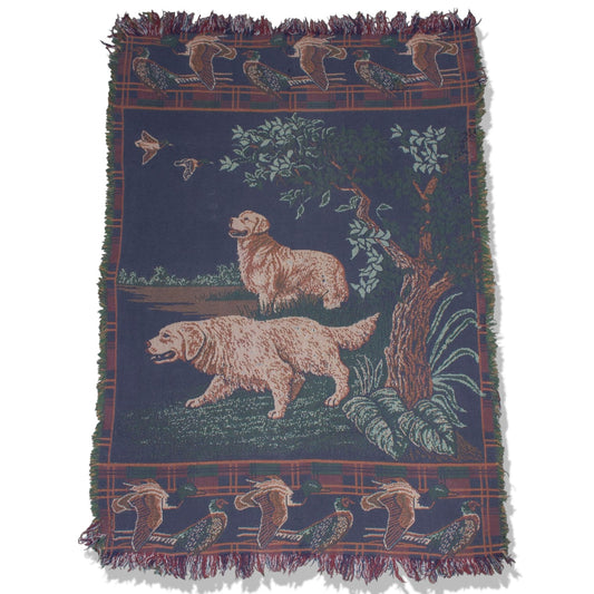 Golden Retriever Cotton Blanket
