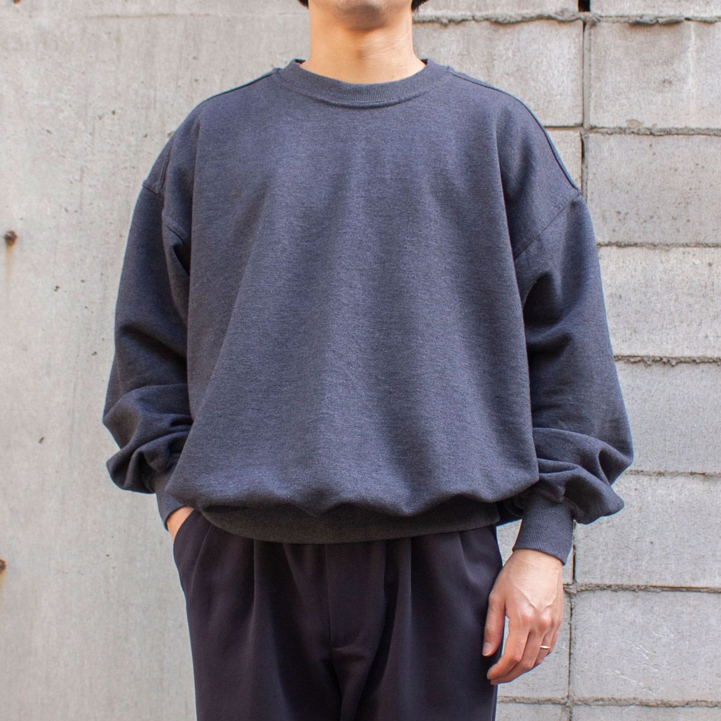 Crewneck Sweat D.GRY【2X】