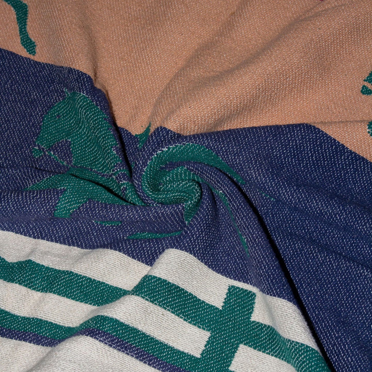 Fox Hunting Cotton Blanket