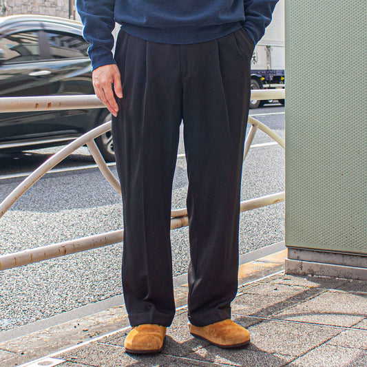 Polyester 2tuck Slacks【33×30】