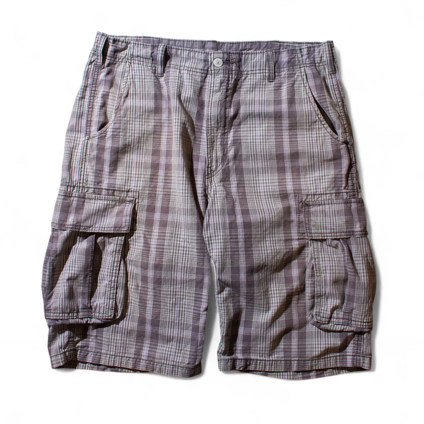 6pocket Check Cargo Shorts