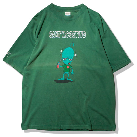 "SANT'AGOSTINO" T-shirt Made in U.S.A.【XL】