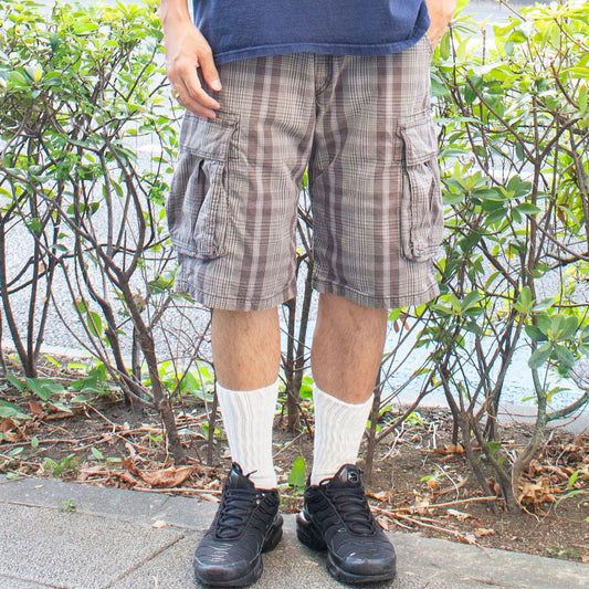 6pocket Check Cargo Shorts