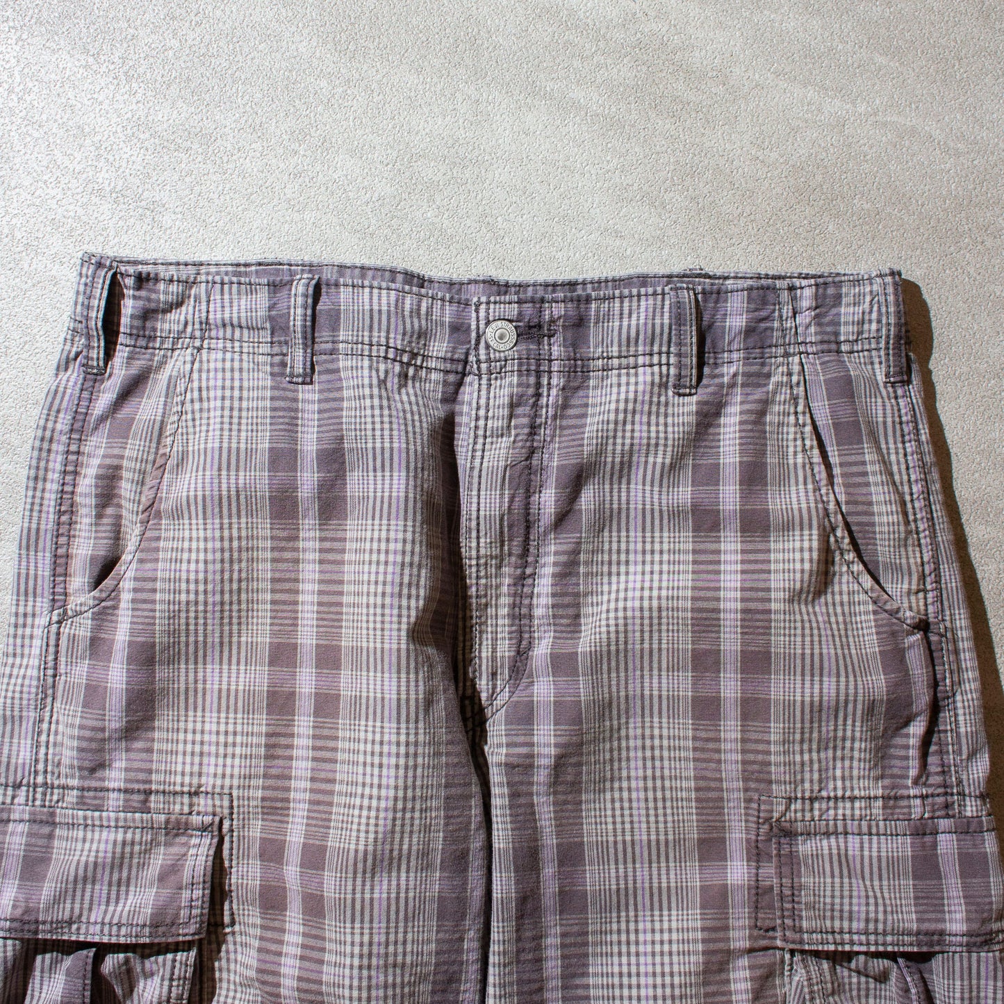 6pocket Check Cargo Shorts