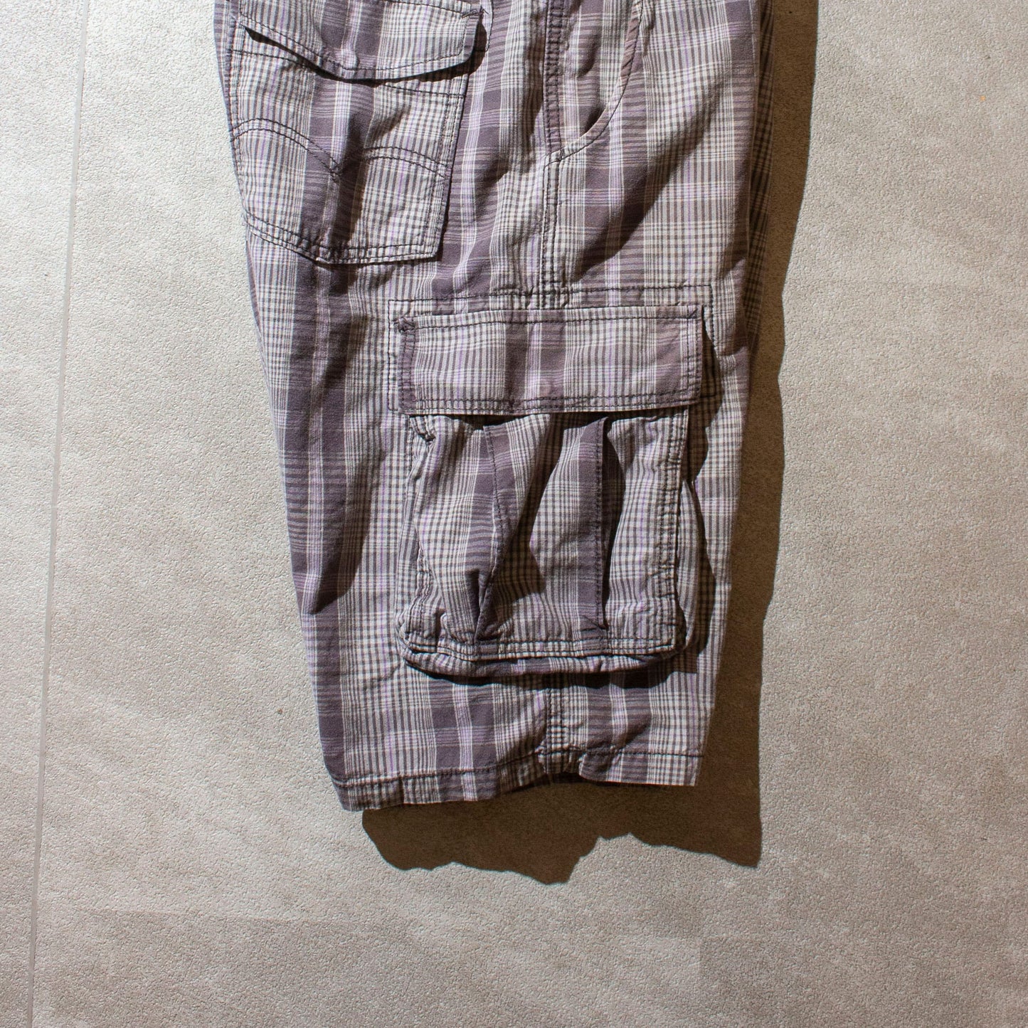 6pocket Check Cargo Shorts