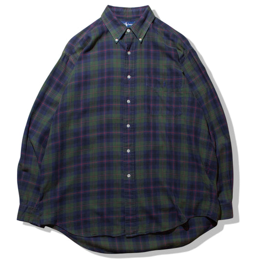 "BLAIRE" Cotton Flannel Shirt【L】