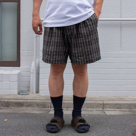 Cotton Check Shorts【36】