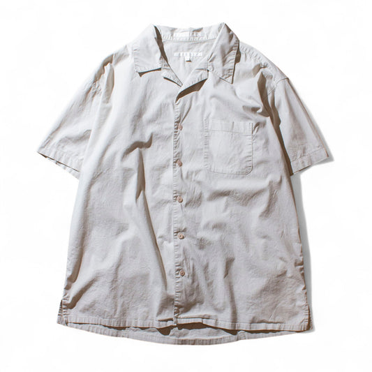 Typewriter Open Collar S/S Shirt