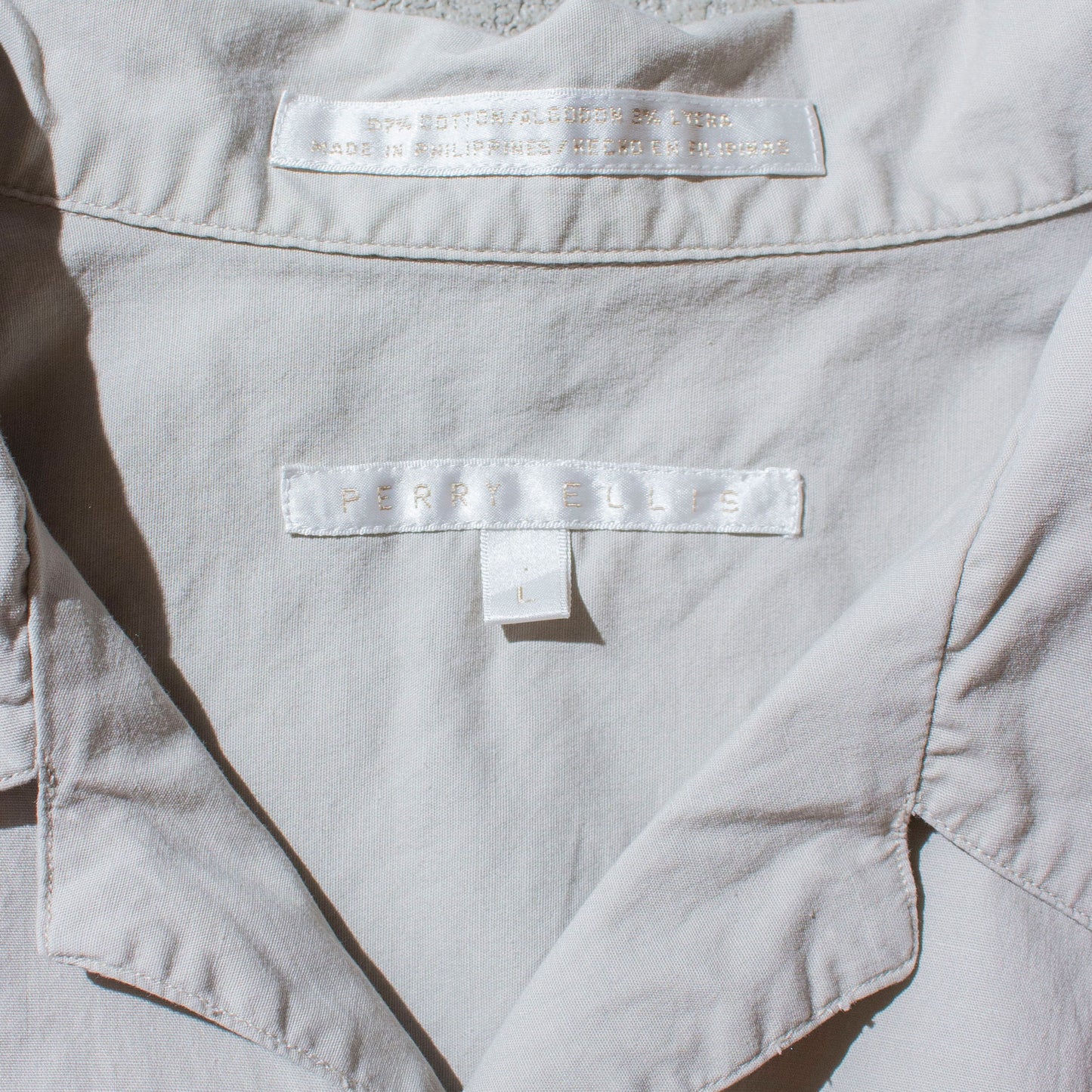 Typewriter Open Collar S/S Shirt