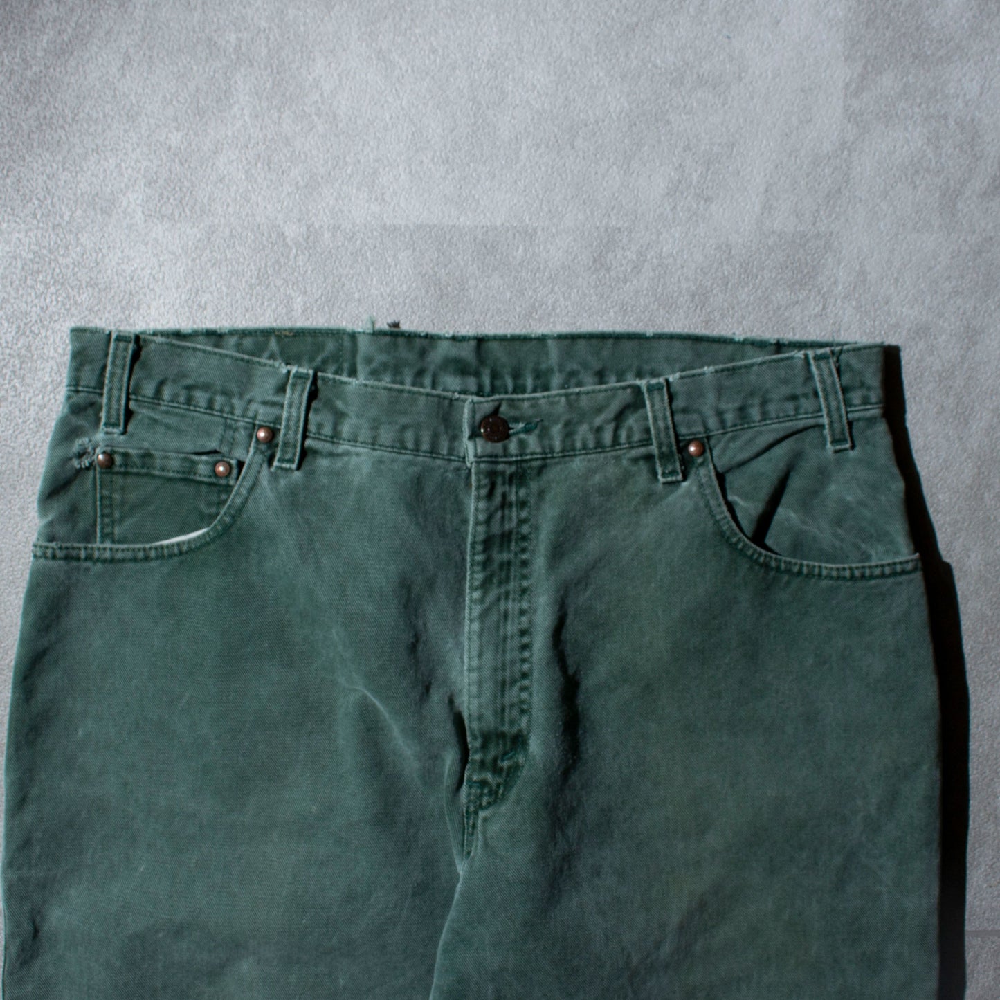 545 LOOSE ”後染め” Denim Pants Made in U.S.A.